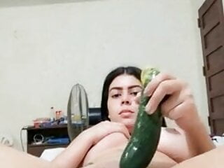 Indian Milf With Canada Fucks Dinky Cucumber